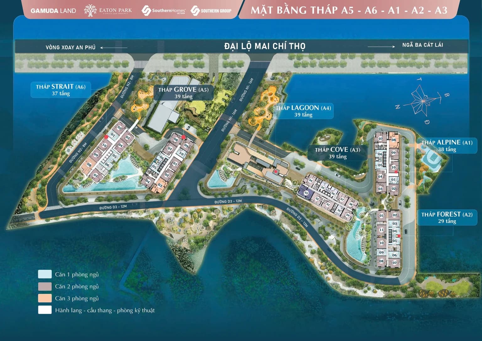 Mặt bằng dự án Eaton Park