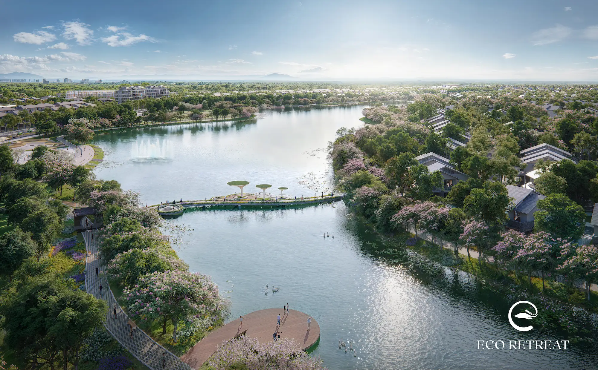 Hình ảnh phối cảnh khu đô thị sinh thái Eco Retreat - 04