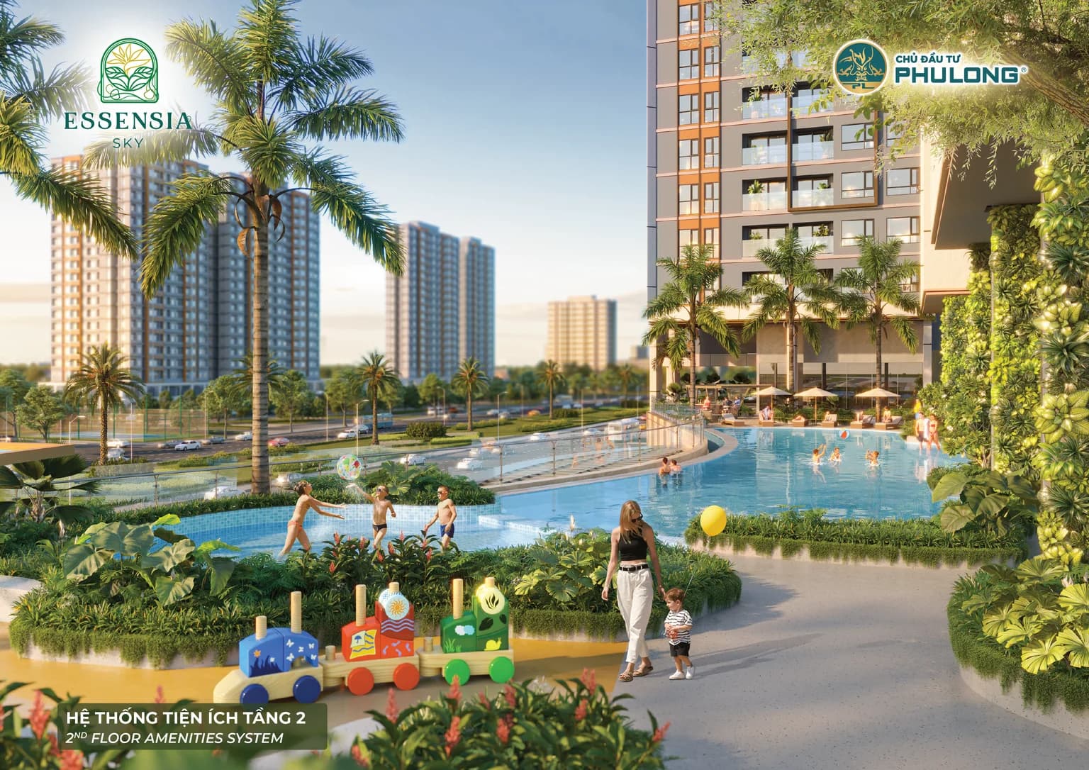 Hình ảnh phối cảnh dự án Essensia Sky Phú Long