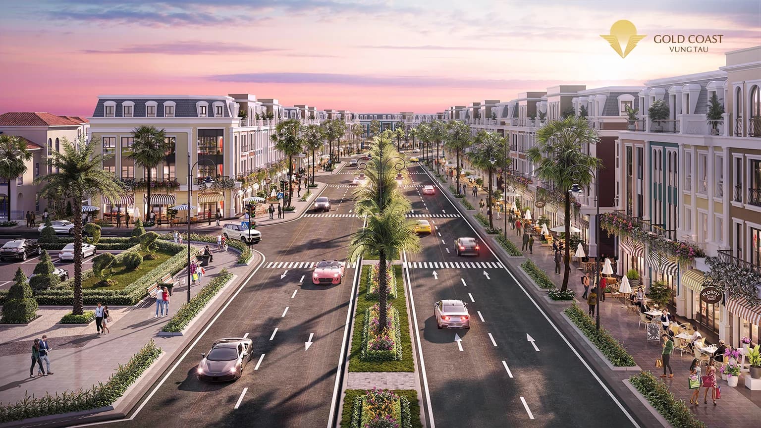 Hình ảnh phối cảnh dự án Gold Coast