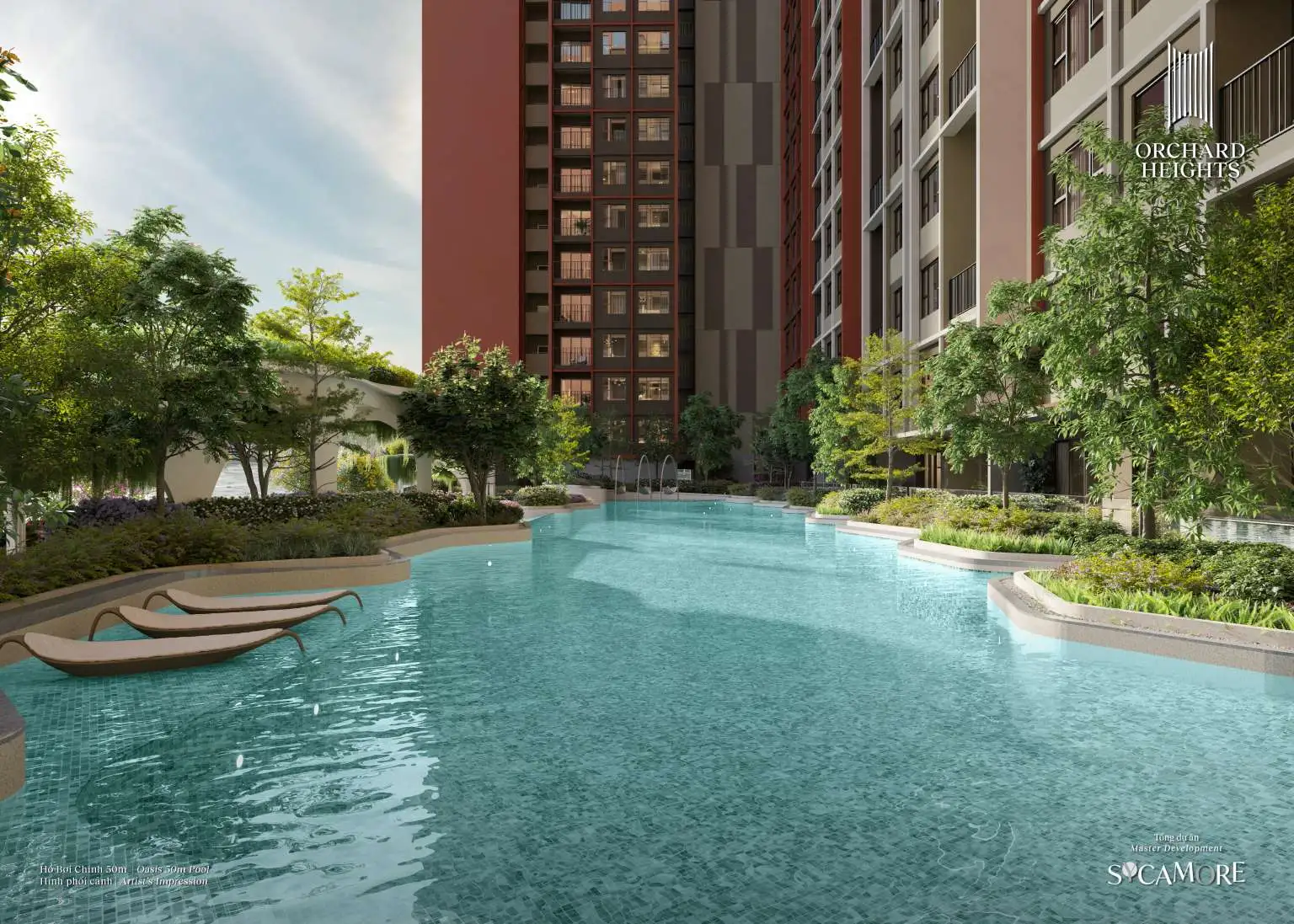 Hình ảnh phối cảnh phân khu Orchard Heights của dự án Sycamore Bình Dương - Ảnh 04