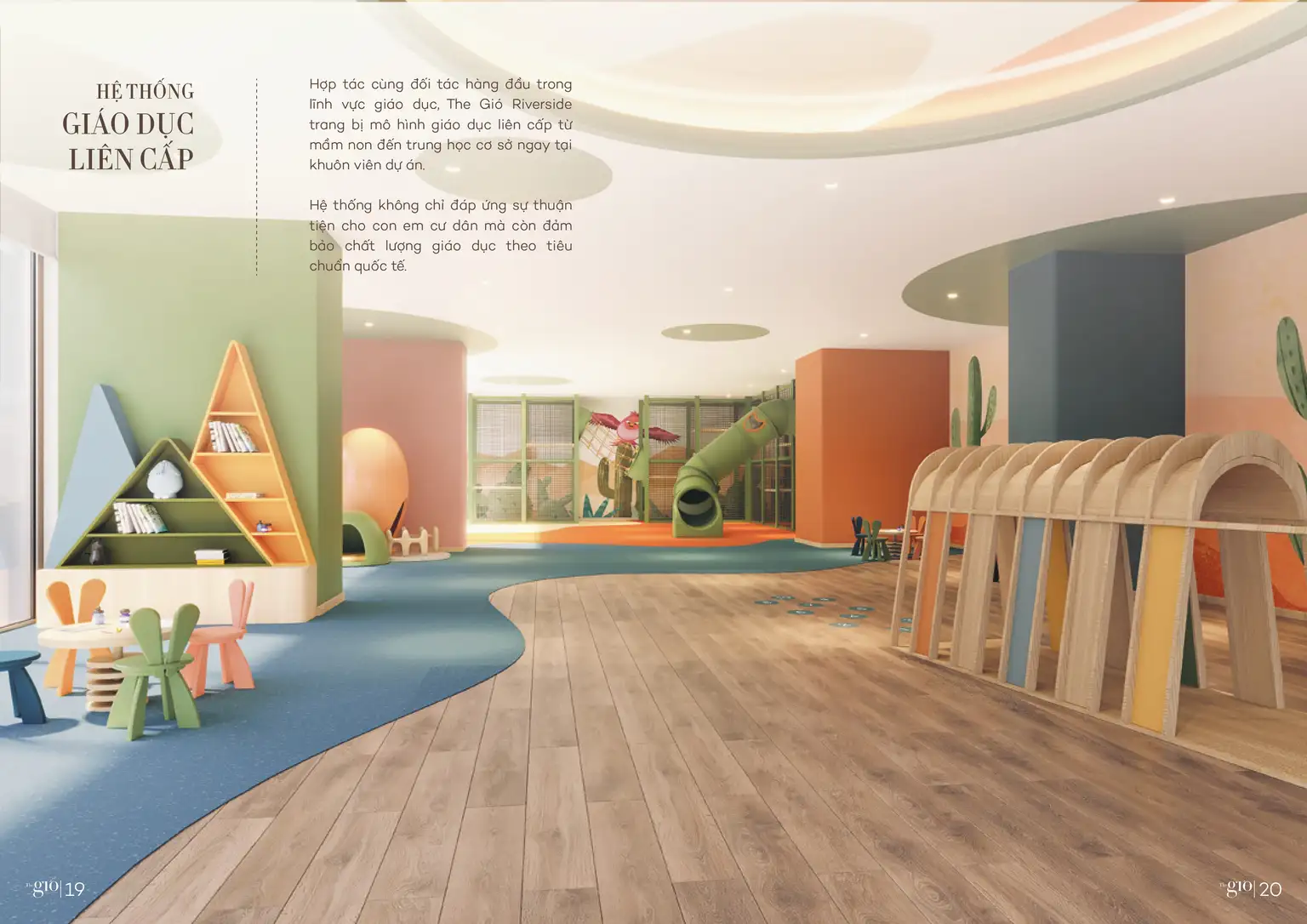 Tiện ích dự án The Gió Riverside - Hệ thống giáo dục liên cấp