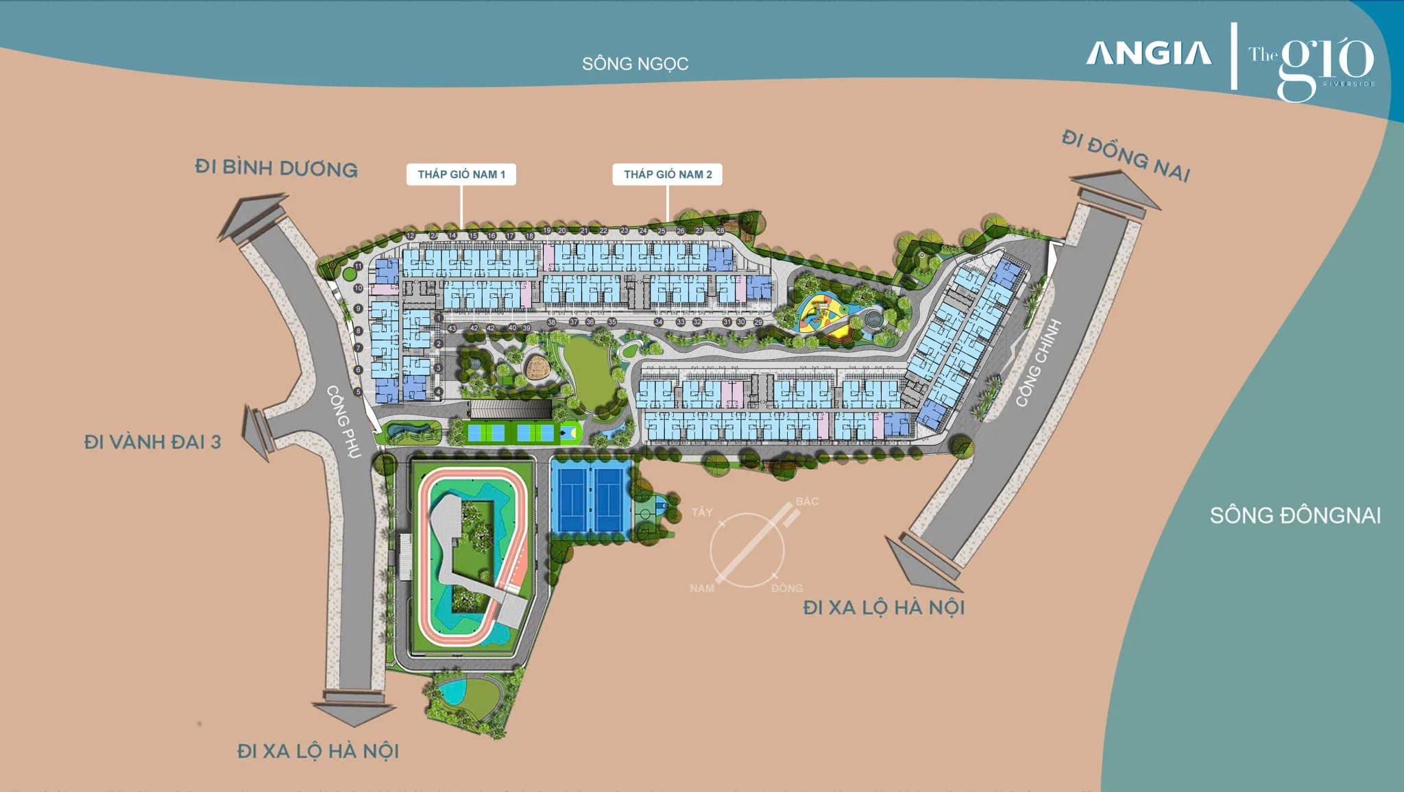 Mặt bằng điển hình The Gió Riverside