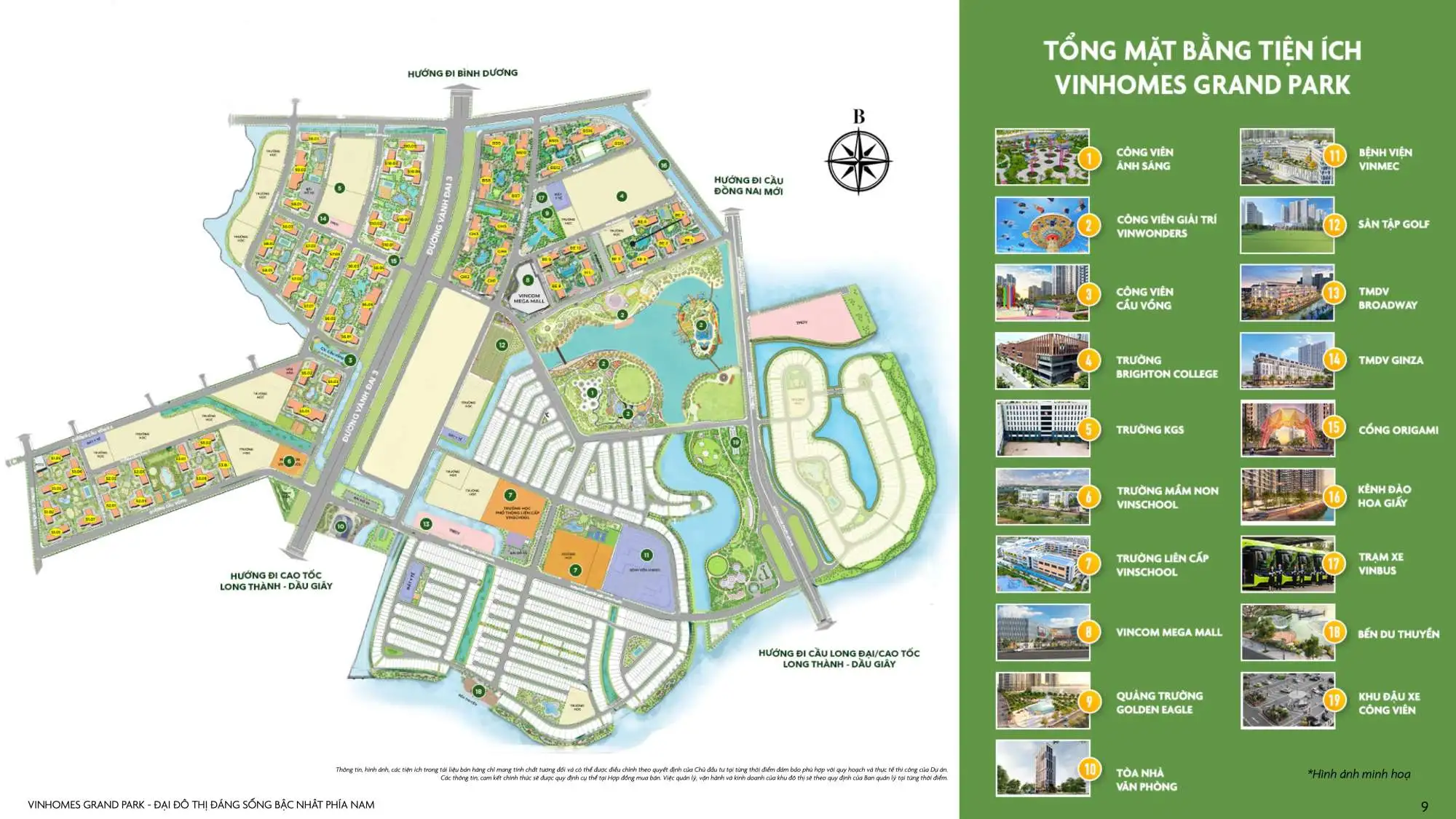 Tiện ích Vinhomes Grand Park