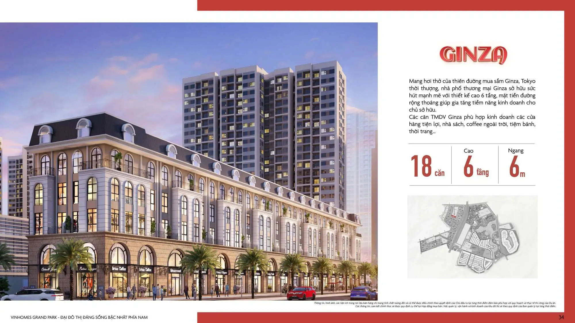 Phân khu Ginza dự án Vinhomes Grand Park
