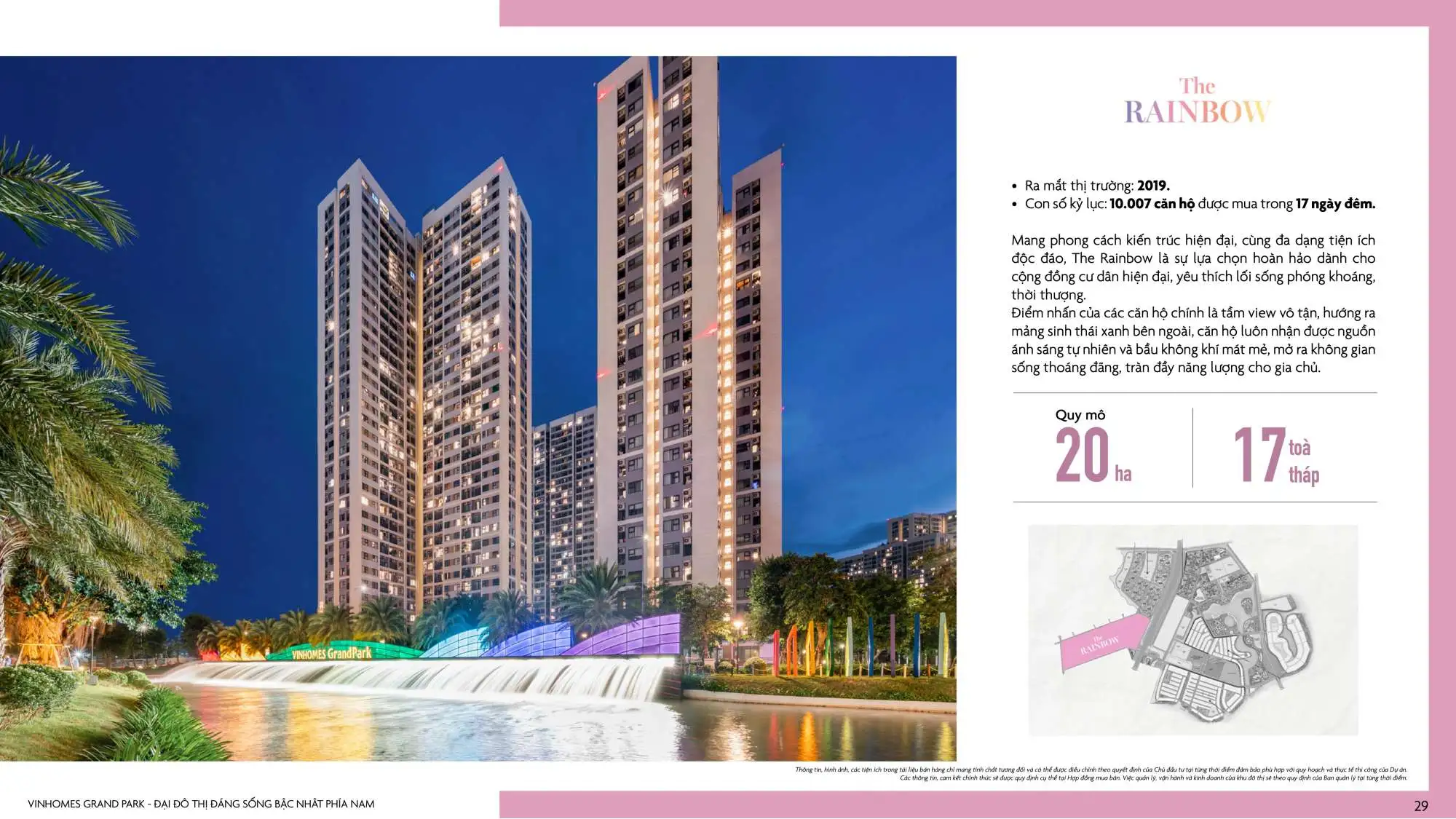 Phân khu The Rainbown dự án Vinhomes Grand Park