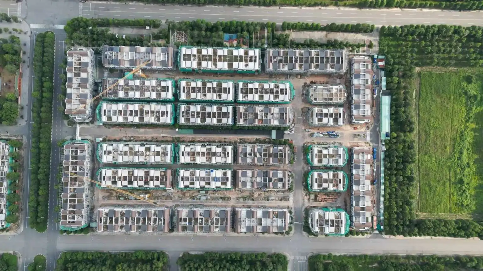 Hình ảnh tiến độ nhà phố thương mại Artisan Park - Giai đoạn 1